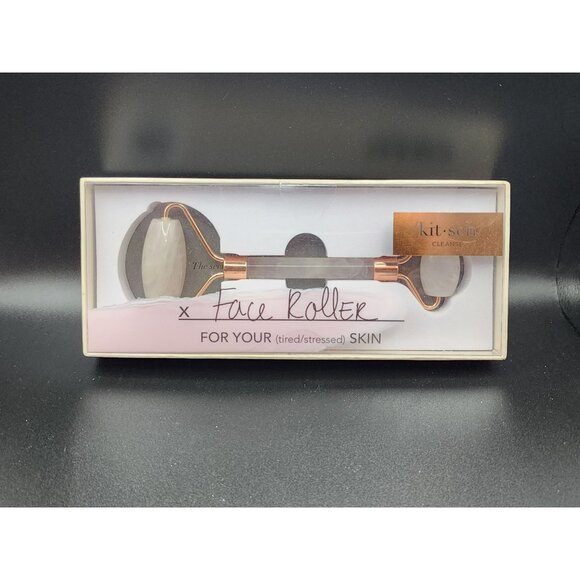 Kitsch Rose Quartz Crystal Face Roller For Skincare Benefits & Relaxation - Picture 1 of 5
